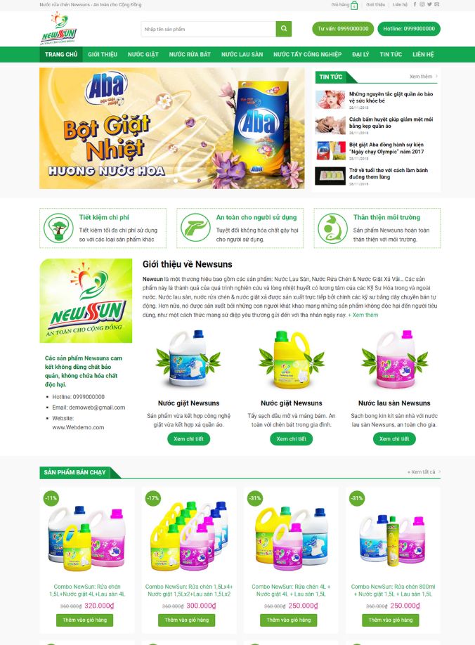 gd nuoc giat lau san